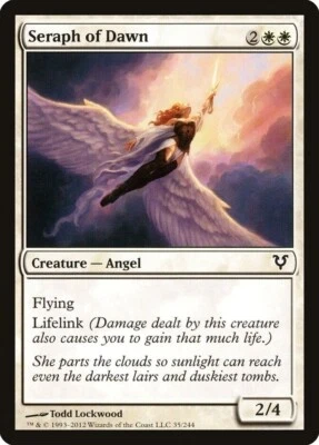FOIL Seraph of Dawn Avacyn Restored MTG - Image 1 of 2