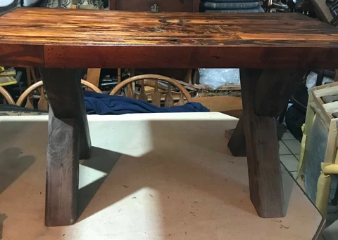 Pine Reclaimed Wood Coffee Table  (CT216) Cover