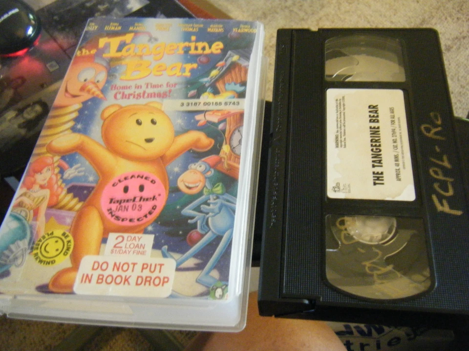 The Tangerine Bear - Home in Time for Christmas! (VHS, 2000, Clam Shell) - Image 1 of 1