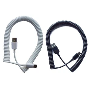 Type C Coiled Cable Wire Mechanical Keyboard GH60 USB Cable Type-C to USB Cable - Zdjęcie 1 z 20