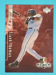 Upper Deck Black Diamond 1999 doble Frank Thomas White Sox #20 2109/3000 - Imagen 1 de 2