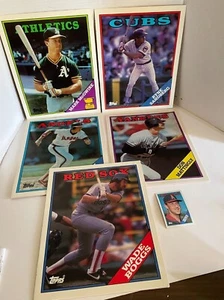Rare Hard to Find! 1988 Topps Baseball Cards Pocket Folders with Star Players! - Picture 1 of 36