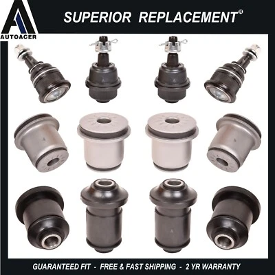 Front Upper & Lower Control Arm bushing Kit 12pc Left Right for Silverado Sierra — 第 1/4 张图片