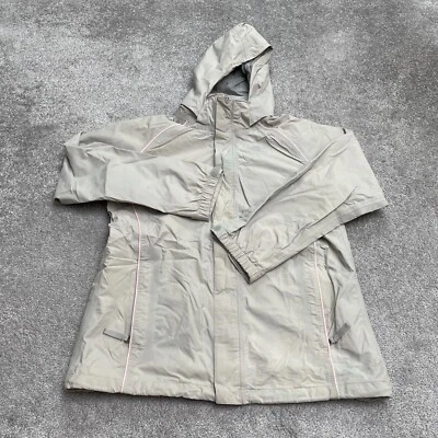 Chaqueta de esquí para nieve The North Face HyVent niños niñas XL gris sudadera con capucha peso medio al aire libre Foto 1 de 4