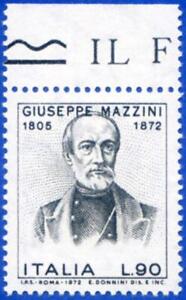 Repubblica. Giuseppe Mazzini 1972. Varietà.