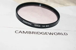 CONTAX 1A SKY SKYLIGHT Filter 67mm SCREW in MULTI COTAED GENUINE CONTAX BRAND - Picture 1 of 1