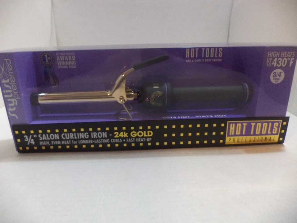 Hot Tools Professional 1101 Curling Iron with Multi-Heat Control, Regular 3/4" - Image 1 of 4