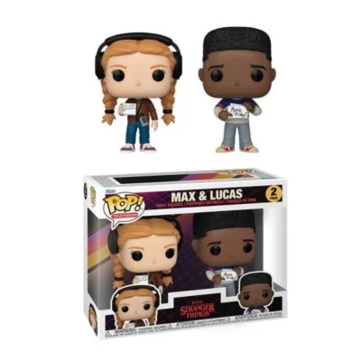 Funko POP! TV - Stranger Things S4 - MAX & LUCAS 2pack - Brand NEW