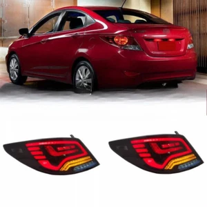 For 2012-2017 Hyundai Accent Sedan LED Brake Stop Signal Lamps Rear Tail Lights - Bild 1 von 6