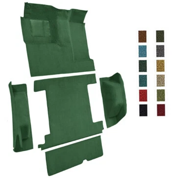 Ford Bronco 1977 kit de alfombra moldeada original Cutpile *Hecho en EE. UU.* Foto 1 de 4