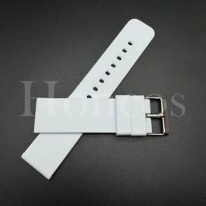 Correa de reloj de goma de silicona de liberación rápida 18 20 22 mm compatible con Casioak EE. UU. blanca - Imagen 1 de 4