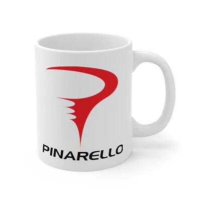 Pinarello Bicycle Bike Logo 11oz Coffee Tea White Mug