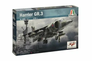 Italeri 1401 1/72 Model Aircraft Kit Falklands War British RAF Harrier Gr.3 - Picture 1 of 1