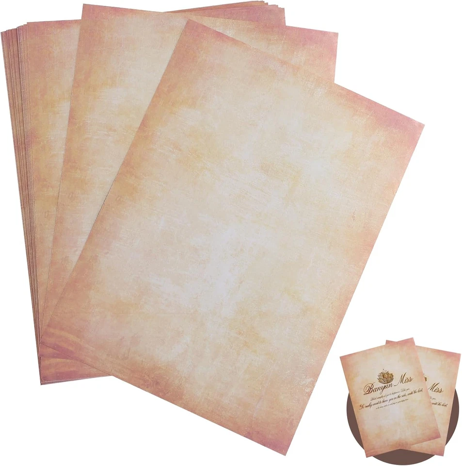 60 Blatt A4 Pergamentpapier für Kalligraphie & Druck - Vintage Briefpapier - Bild 1 von 4