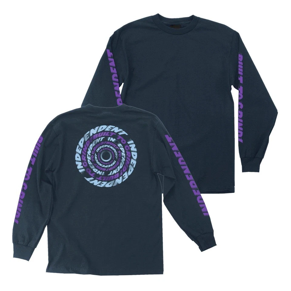 Camisa de manga larga Independent Skateboard Trucks BTG anillo de velocidad azul fresco Foto 1 de 1