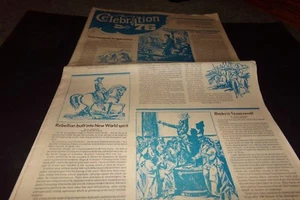 Vintage Fort Worth Star Telegram Celebration of 1976 History People Indians - Picture 1 of 12