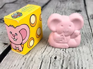 Vintage 1987 AVON SOAP PETS 2" Pink Soap "Squeaky The Mouse" Original Box - Picture 1 of 3