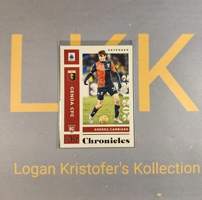 2021-22 Chronicles Serie A - Andrea Cambiaso RC #12 | Genoa CFC - Image 1 of 2