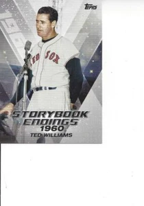 2018 TOPPS Update Storybook Endings Ted Williams Boston Red Sox SE-4 - Picture 1 of 1