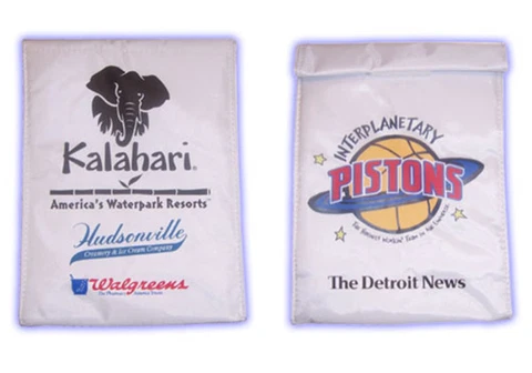 Kalahari DETROIT PISTONS INSULATED Nylon LUNCH BAG SACK~SGA Cover