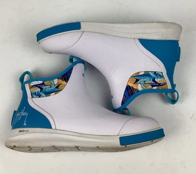 Xtratuf Hombre 6" Goma Impermeable Tobillo Cubierta Bota Deportiva Guy Harvey Talla 12 M Foto 1 de 4