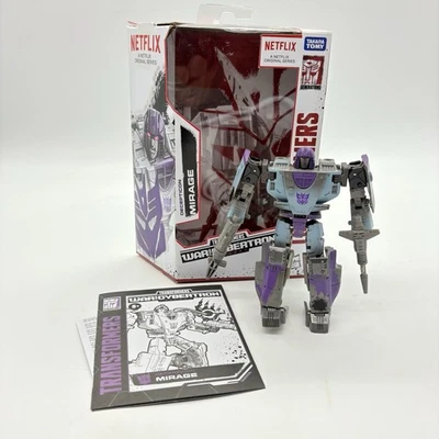 Transformers Decepticon Mirage Netflix War For Cybertron Action Figure Complete - Image 1 of 4