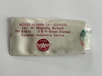 NOYES FLY A SERVICE GASOLINERA LUNARES RED PARA EL CABELLO REGALO, BURBANK APROX. Foto 1 de 2