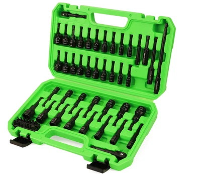 Juego 55 piezas destructores magnéticos SAE/métrico con adaptadores y brocas. Foto 1 de 4