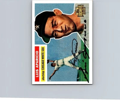 2001 Topps Archives - Luis Aparicio #50 AUTO AUTOGRAPHED SIGNED - Image 1 of 2