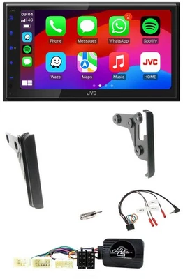 JVC Bluetooth USB Lenkrad 2DIN DAB Autoradio für Toyota FJ ab 2007 - Bild 1 von 4