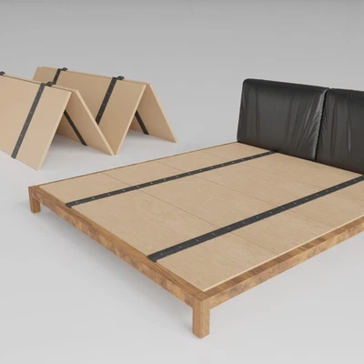 , Folding Bunkie Board – Low-Profile 74″ x 53″ Mattress Support Platform for ... - Image 1 of 4