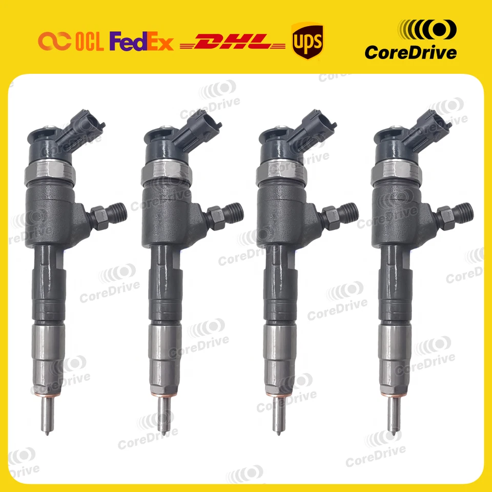 4xDiesel Fuel Injectors 0445110565 9802776680 compatible Citroen Ford Peugeot  - Image 1 of 4