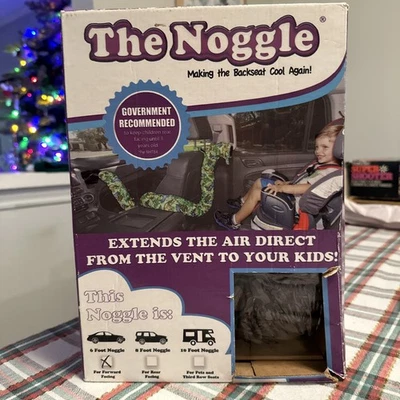 Manguera de ventilación del aire acondicionado del coche para niños 6 pies gris mantiene el asiento trasero fresco para viajar Foto 1 de 4