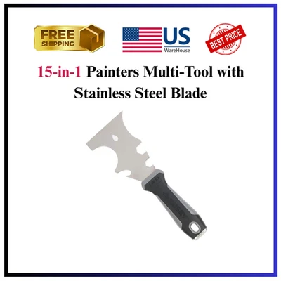 15合1画家多功能工具带不锈钢刀片 — 第 1/4 张图片