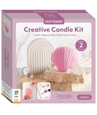 Craft Maker Creative Candle Kit, Makes 2 Candles By Hinkler Create New - Image 1 of 4