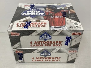 Topps Baseball Pro Debut Jumbo Hobby Box 2025 sellado de fábrica 4 automático  - Imagen 1 de 20