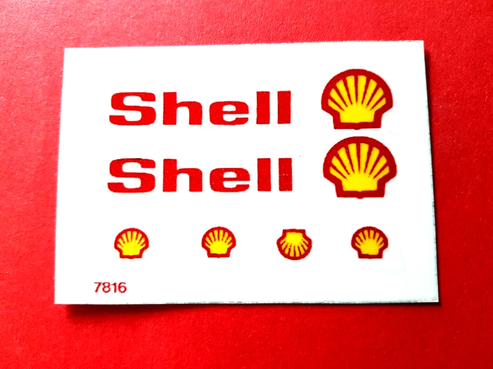 Ersatz Sticker  für Lego Set 7816 Shell Tanker zum Ausschneiden - Image 1 of 1