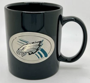 Officially Licensed Philadelphia Eagles Mug With Metal Insignia Of Team Logo - Picture 1 of 5
