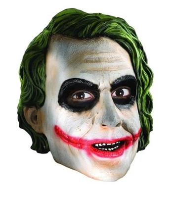 Rubies The Dark Knight JOKER 3/4 Latex Mask - New - Image 1 of 4