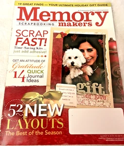 MEMORY MAKERS MAGAZINE - Nov / Dec 2007 - NEW, Vintage & NLA! - Imagen 1 de 1
