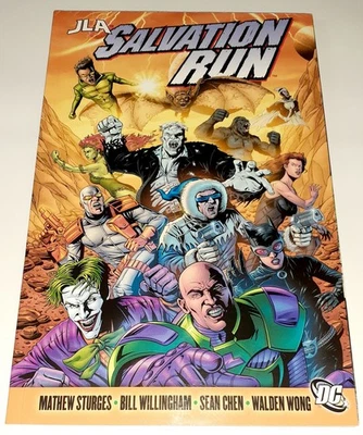 JLA Salvation Run (2008) TPB Peacemaker Joker Pre-Owned Great Condition OOP - Image 1 of 3