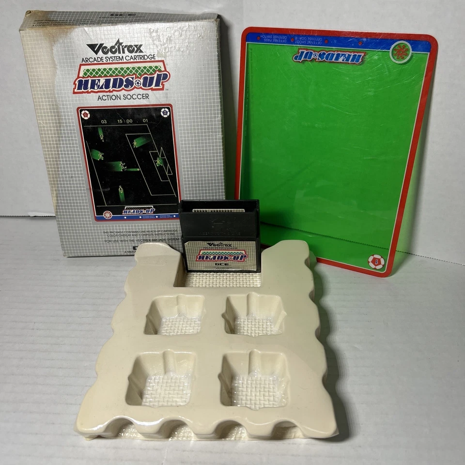 Heads-Up Action Soccer (Vectrex) Sport Video Game Game Vintage Rare - Image 1 of 4