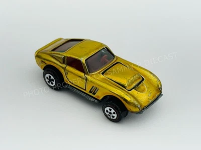 Johnny Lightning Topper Redline PERSONALIZADO FERRARI Dorado Rojo Interior ¡Muy Bonito!! Foto 1 de 4