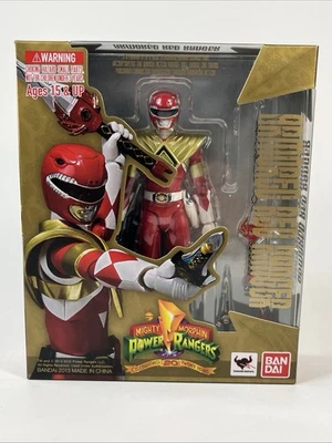 Mighty Morphin Power Rangers Armored Red Ranger Bandai S.H. Figuarts caja abierta 2 Foto 1 de 4