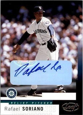 2004 Leaf Autographs #76 Rafael Soriano Auto - BB - Image 1 of 2