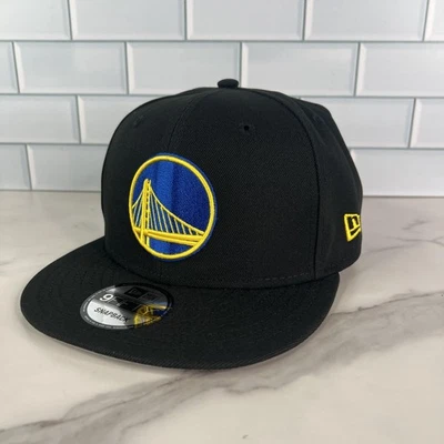 Gorra Golden State Warriors Snap Back negra azul amarilla NBA 9Fifty New Era Foto 1 de 4