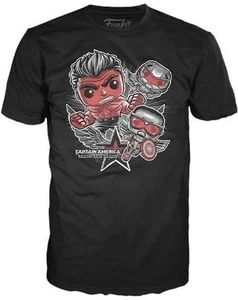 Funko Pop Tees Captain America Brave New World M Medium Marvel Collector Corps - Picture 1 of 3