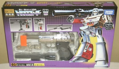 Transformers Destron Megatron G1 02 Figures Dolls Encore Takara Tomy 2007 NIB - Image 1 of 4