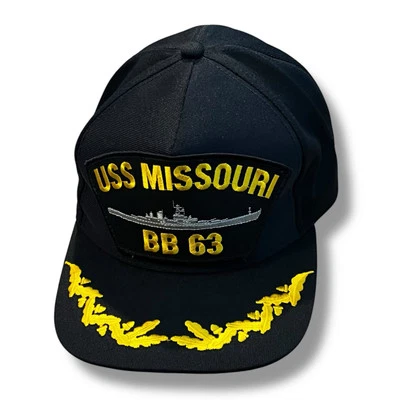 Vintage USS Missouri BB 63 Snap Back Cap/Hat Northstar Made in USA Embroidered - Image 1 of 4