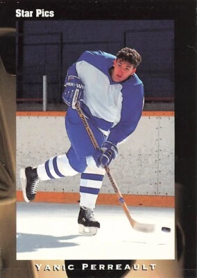 1991 Star Pics #22 Yanic Perreault Toronto Maple Leafs - Image 1 of 2